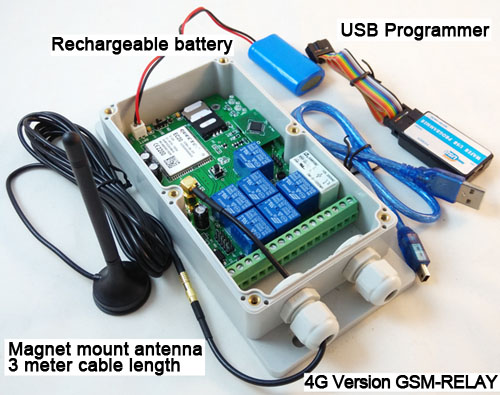 Remote controlled power switch 4G - Remote controlled power outlet